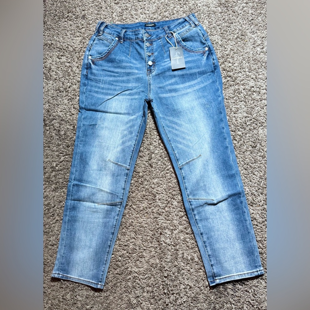 High Rise Light Blue Women's Jeans